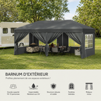 Barnum Pliant 3x6m - Imperméable Anti-UV