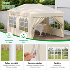 Barnum Pliant 3x6m - Imperméable Anti-UV