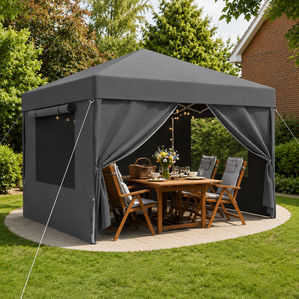 Pavillon de Jardin 3x3m - UPF 50+ & Anti-Insectes