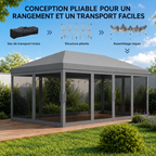 Barnum de Jardin 3x6m - Moustiquaire & Anti-UV (18m²)