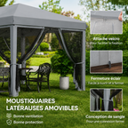 Barnum de Jardin 3x6m - Moustiquaire & Anti-UV (18m²)