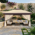 Barnum de Jardin 3x3m - Double Toit & Moustiquaire