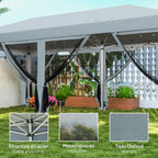 Barnum de Jardin 3x6m - Moustiquaire & Anti-UV (18m²)