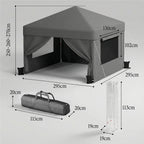 Pavillon de Jardin 3x3m - UPF 50+ & Anti-Insectes